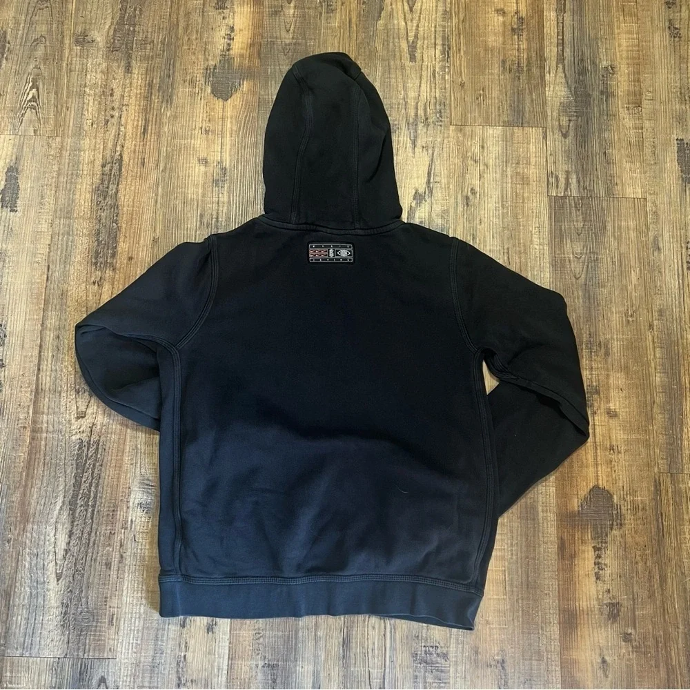 Nike x Kyrie Irving Black With Orange Nike Logo Pullover Hoodie Boy’s Size XL